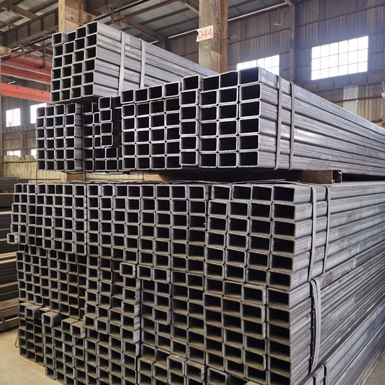 ERW S235jr S355jrh Q195 A36 長方形 Gi 角パイプ管中国工場からの建物のための炭素溶接鋼パイプライン パイプ